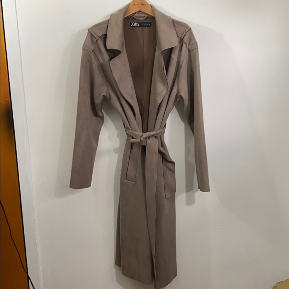 Zara Faux Suede Jacket - Picture 3 of 14